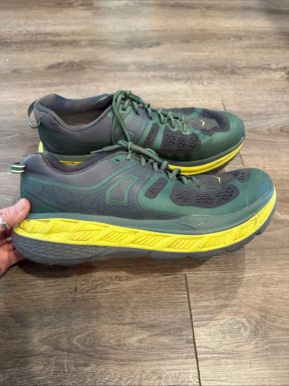 Hoka One Stinson ATR 5 Trail Running Shoes Size 11.5 - No Insoles